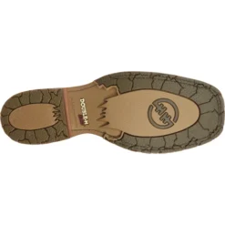 Double H Men's Casino 12" Square Toe Western Work Boot- Brown - DH7020 -Wolverine Sales Shop DH7020 500xauto Outsole
