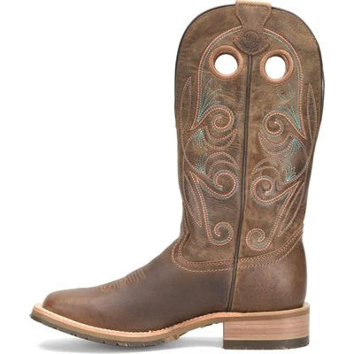 Double H Women's Grace 12" Wide ST Roper Work Boot - Brown - DH7030 2 Double H Women's Grace 12" Wide ST Roper Work Boot - Brown - DH7030 - Image 2