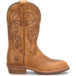 Double H Men's Toscosa 11" R Toe Slip Resist Roper Work Boot -Tan- DH8552