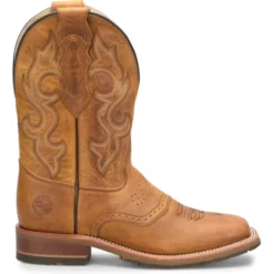 Double H Men's Oldtown Folklore 11" ST Roper Work Boot -Brown- DH8560