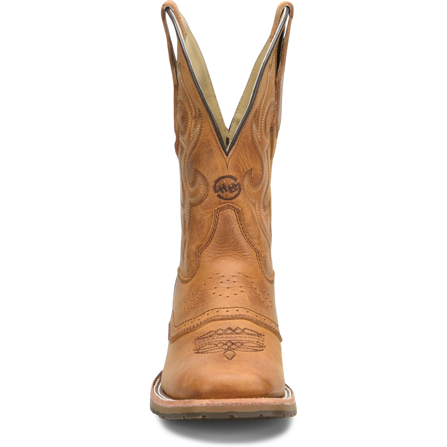Double H Men's Oldtown Folklore 11" ST Roper Work Boot -Brown- DH8560 3 Double H Men's Oldtown Folklore 11" ST Roper Work Boot -Brown- DH8560 - Image 3