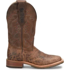 Double H Men's Bregman 12" Wide Square Toe Roper Work Boot -Brown- DH8645