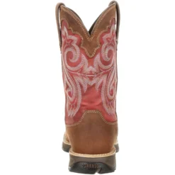 Durango Women's Lady Rebel 10" Comp Toe WP Western Work Boot - DRD0220 -Wolverine Sales Shop DRD0220 back