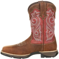 Durango Women's Lady Rebel 10" Comp Toe WP Western Work Boot - DRD0220 -Wolverine Sales Shop DRD0220 instep profile