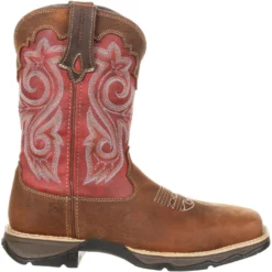 Durango Women's Lady Rebel 10" Comp Toe WP Western Work Boot - DRD0220 -Wolverine Sales Shop DRD0220 profile