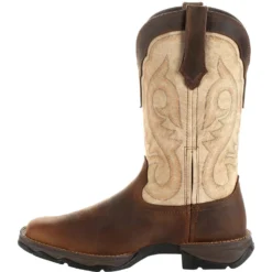 Durango Women's Lady Rebel 11" Square Toe Western Boot- Brown- DRD0332 9 Durango Women's Lady Rebel 11" Square Toe Western Boot- Brown- DRD0332 -Wolverine Sales Shop DRD0332 instep profile