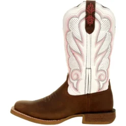 Durango Women's Lady Rebel Pro 12" Square Toe Ventilated Western Boot -Wolverine Sales Shop DRD0392 instep profile