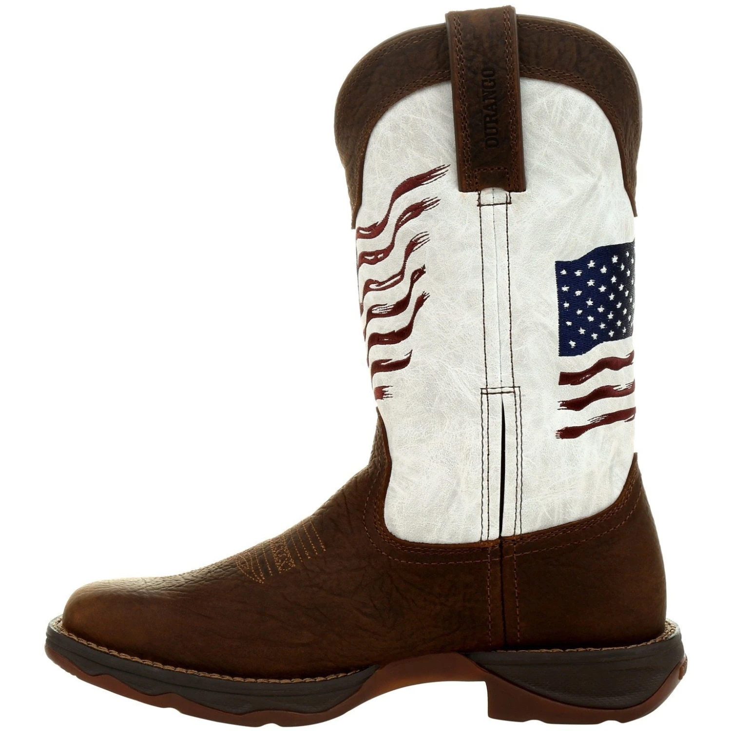Durango Women's Lady Rebel Distressed Flag 11" Square Toe Western Boot DRD0394 3 Durango Women's Lady Rebel Distressed Flag 11" Square Toe Western Boot DRD0394 - Image 3