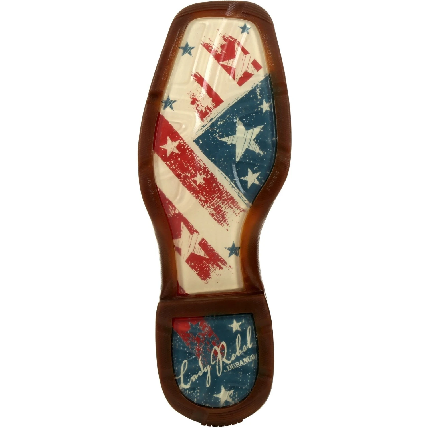 Durango Women's Lady Rebel Distressed Flag 11" Square Toe Western Boot DRD0394 7 Durango Women's Lady Rebel Distressed Flag 11" Square Toe Western Boot DRD0394 - Image 7
