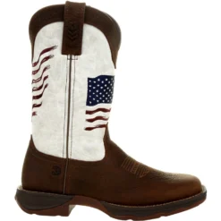 Durango Women's Lady Rebel Distressed Flag 11" Square Toe Western Boot DRD0394 11 Durango Women's Lady Rebel Distressed Flag 11" Square Toe Western Boot DRD0394 -Wolverine Sales Shop DRD0394 profile