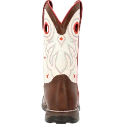 Durango Women's Maverick 10" Steel Toe WP Western Work Boot - DRD0418 9 Durango Women's Maverick 10" Steel Toe WP Western Work Boot - DRD0418 -Wolverine Sales Shop DRD0418 back