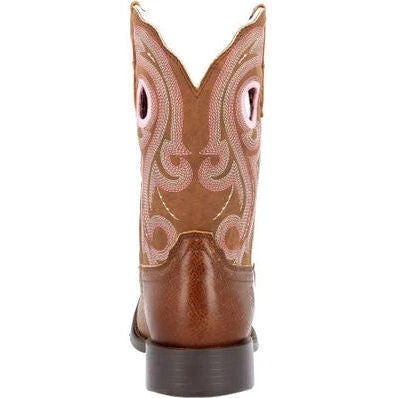 Durango Women's Westward 10" Square Toe Western Work Boot -Brown- DRD0445 5 Durango Women's Westward 10" Square Toe Western Work Boot -Brown- DRD0445 - Image 5