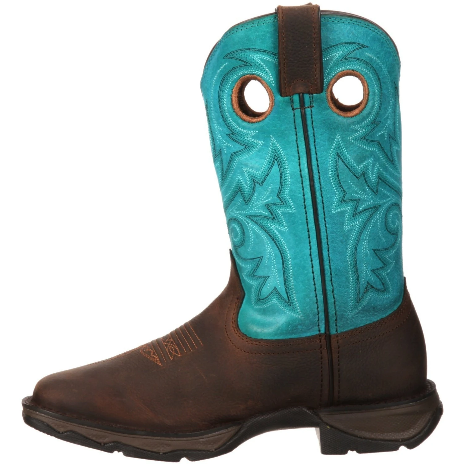 Durango Women's Lady Rebel 10" Steel Toe Western Boot- Brown - DWRD022 3 Durango Women's Lady Rebel 10" Steel Toe Western Boot- Brown - DWRD022 - Image 3