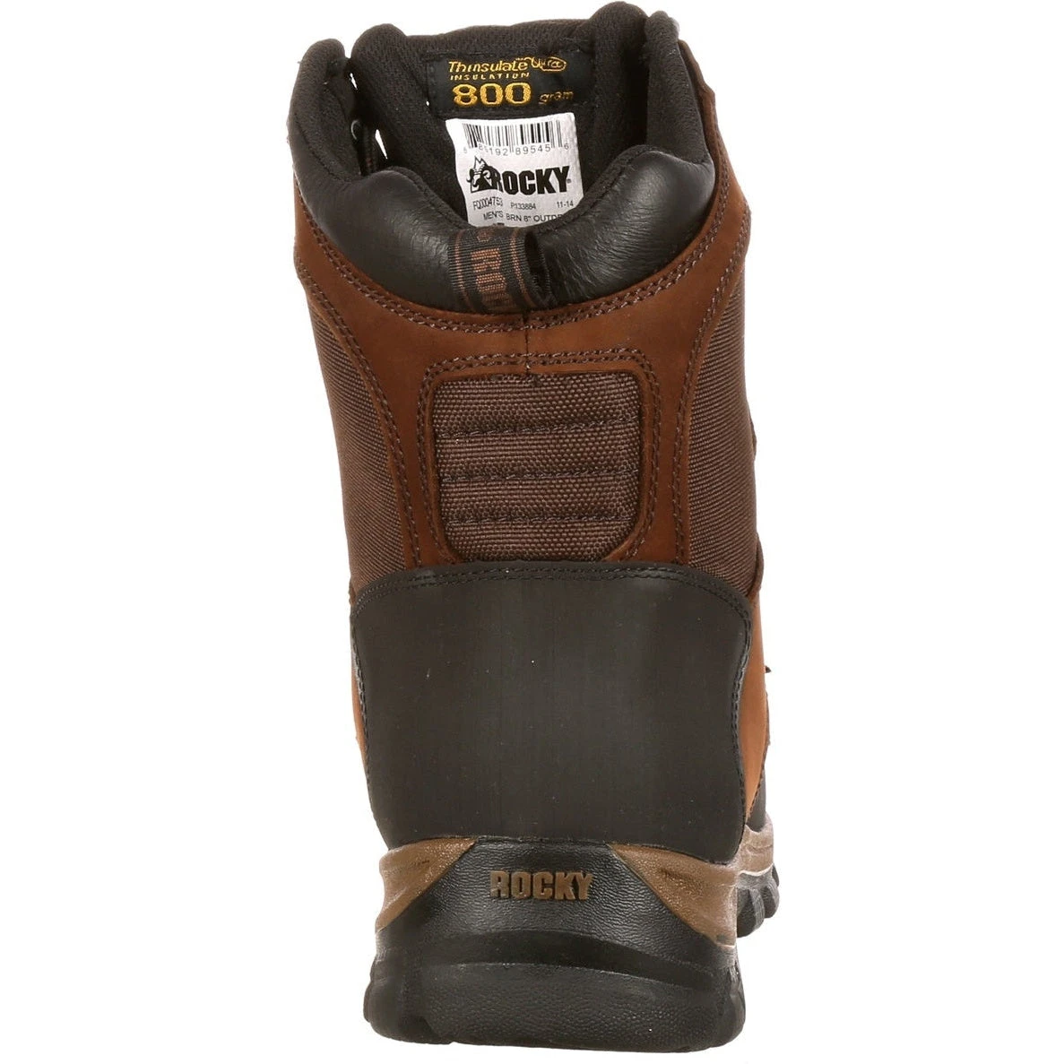 Rocky Men's Core 8" WP 800G Ins Outdoor Boot - Brown - FQ0004753 3 Rocky Men's Core 8" WP 800G Ins Outdoor Boot - Brown - FQ0004753 - Image 3