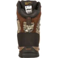 Rocky Men's Core 8" WP 800G Thinsulate Hunt Boot - Brown - FQ0004755 9 Rocky Men's Core 8" WP 800G Thinsulate Hunt Boot - Brown - FQ0004755 -Wolverine Sales Shop FQ0004755 back