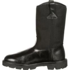 Rocky Men's Warden Pull-On Wellington Duty Boot - Black - FQ0006300 -Wolverine Sales Shop FQ0006300 4
