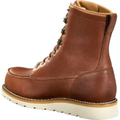 Carhartt Men's 8" Waterproof Steel Toe Wedge Boot - Redwood - FW8275-M -Wolverine Sales Shop FW8275 M3