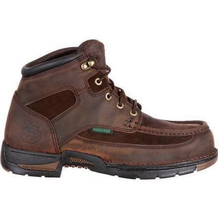Georgia Men's Athens 6" Waterproof Work Boot - Brown - G7403 2 Georgia Men's Athens 6" Waterproof Work Boot - Brown - G7403 - Image 2