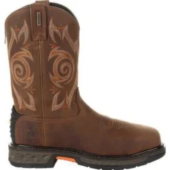 Georgia Men's Carbo-Tec LT 11" Stl Toe WP Western Boot -Brown- GB00264 -Wolverine Sales Shop GB00264 3