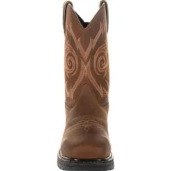 Georgia Men's Carbo-Tec LT 11" Stl Toe WP Western Boot -Brown- GB00264 -Wolverine Sales Shop GB00264 4