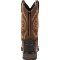 Georgia Men's Carbo-Tec LT 11" Stl Toe WP Western Boot -Brown- GB00264 -Wolverine Sales Shop GB00264 5