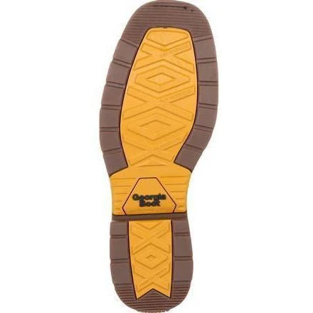 Georgia Men's Carbo-Tec LT 11" Pull-On WP Western Boot -Brown- GB00266 7 Georgia Men's Carbo-Tec LT 11" Pull-On WP Western Boot -Brown- GB00266 - Image 7