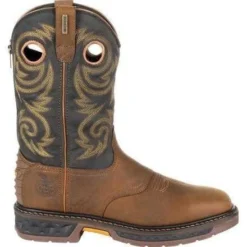 Georgia Men's Carbo-Tec LT 11" Pull-On WP Western Boot -Brown- GB00266 11 Georgia Men's Carbo-Tec LT 11" Pull-On WP Western Boot -Brown- GB00266 -Wolverine Sales Shop GB00266 3
