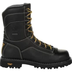 Georgia Men's Amp LT Low-Heel Logger 9" WP Work Boot - Black - GB00271 12 Georgia Men's Amp LT Low-Heel Logger 9" WP Work Boot - Black - GB00271 -Wolverine Sales Shop GB00271 3