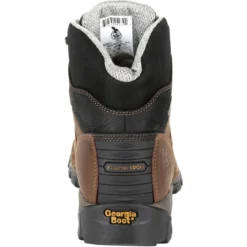 Georgia Men's Eagle One 6" Steel Toe WP Work Boot - Brown - GB00313 -Wolverine Sales Shop GB00313 back