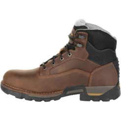 Georgia Men's Eagle One 6" Steel Toe WP Work Boot - Brown - GB00313 -Wolverine Sales Shop GB00313 instep profile