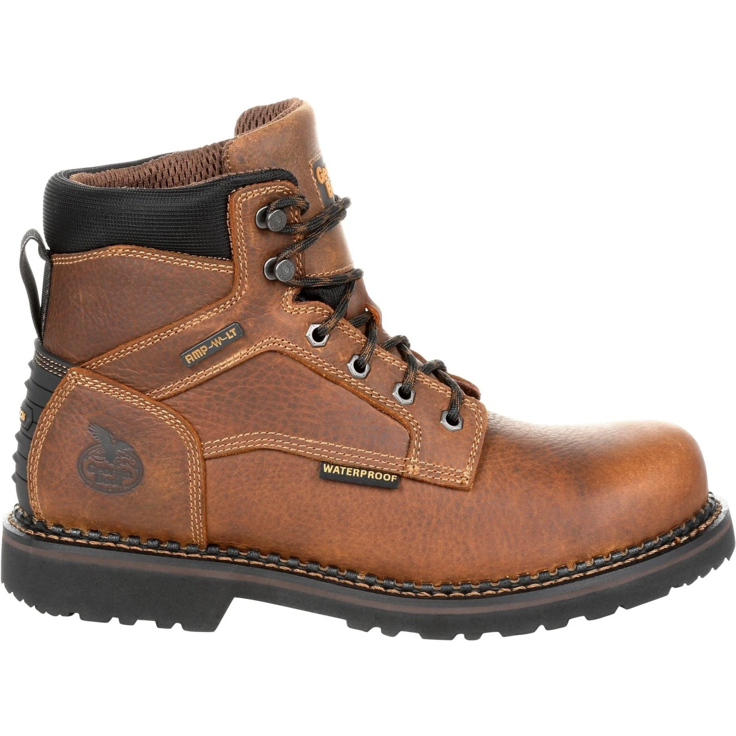 Georgia Men's Giant Revamp 6" Waterproof Work Boot - Brown - GB00316 2 Georgia Men's Giant Revamp 6" Waterproof Work Boot - Brown - GB00316 - Image 2