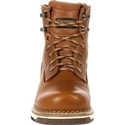 Georgia Men's AMP LT Wedge Soft Toe Work Boot - Brown - GB00347 6 Georgia Men's AMP LT Wedge Soft Toe Work Boot - Brown - GB00347 - Image 6