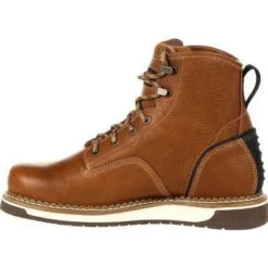 Georgia Men's AMP LT Wedge Soft Toe Work Boot - Brown - GB00347 10 Georgia Men's AMP LT Wedge Soft Toe Work Boot - Brown - GB00347 -Wolverine Sales Shop GB00347 6