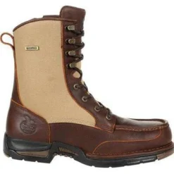 Georgia Men's Athens 8" Soft Toe Waterproof Side-Zip Upland Work Boot - Brown - GB00354 12 Georgia Men's Athens 8" Soft Toe Waterproof Side-Zip Upland Work Boot - Brown - GB00354 -Wolverine Sales Shop GB00354 3