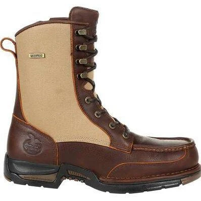 Georgia Men's Athens 8" Soft Toe Waterproof Side-Zip Upland Work Boot - Brown - GB00354 6 Georgia Men's Athens 8" Soft Toe Waterproof Side-Zip Upland Work Boot - Brown - GB00354 - Image 6