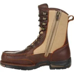 Georgia Men's Athens 8" Soft Toe Waterproof Side-Zip Upland Work Boot - Brown - GB00354 9 Georgia Men's Athens 8" Soft Toe Waterproof Side-Zip Upland Work Boot - Brown - GB00354 -Wolverine Sales Shop GB00354 6