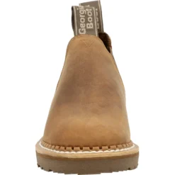 Georgia Women's Giant Revamp 3" Pull-On Ramp Romeo Work Shoe- Brown- GB00431 -Wolverine Sales Shop GB00431 front