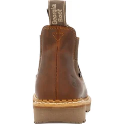 Georgia Women's Giant Revamp 5" WP Pull-On Chelsea Boot Brown- GB00432 9 Georgia Women's Giant Revamp 5" WP Pull-On Chelsea Boot Brown- GB00432 -Wolverine Sales Shop GB00432 back