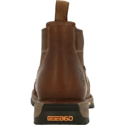 Georgia Men's Athens 360 5" Steel Toe WP Work Boot - Brown - GB00440 9 Georgia Men's Athens 360 5" Steel Toe WP Work Boot - Brown - GB00440 -Wolverine Sales Shop GB00440 back