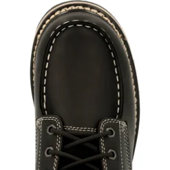 Georgia Men's AMP LT Wedge 6" Moc Toe WP Work Boot - Black - GB00475 -Wolverine Sales Shop GB00475 birdseye