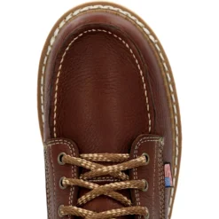 Georgia Men's Wedge 8" Moc Toe USA Made Work Boot - Brown - GB00480 -Wolverine Sales Shop GB00480 birdseye