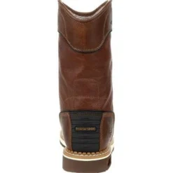 Georgia Men's Amp Lt Wedge 10" WP Steel Toe Pull Work Boot -Brown- GB00517 -Wolverine Sales Shop GB00517 4 LARGE ab17fcc0 8658 4adb 9135 ca6cd9ad1e5b