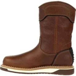 Georgia Men's Amp Lt Wedge 10" WP Steel Toe Pull Work Boot -Brown- GB00517 -Wolverine Sales Shop GB00517 5 LARGE 4cb65d74 5d7b 41d7 9130 cf666c604ab5