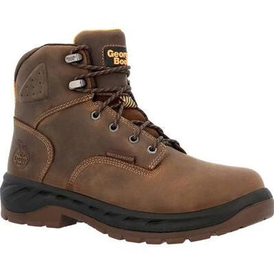 Georgia Men's Boot Ot 6" Waterproof Alloy Toe Work Boot -Brown- GB00522 1 Georgia Men's Boot Ot 6" Waterproof Alloy Toe Work Boot -Brown- GB00522