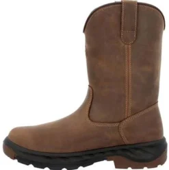 Georgia Men's Boot Ot 10" Waterproof Pull On Work Boot -Brown- GB00523 -Wolverine Sales Shop GB00523 5 LARGE ece5e192 f527 4f25 91d1 061c7fc00fd5