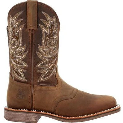 Georgia Men's Carbo Tec Elite 11" WP Western Work Boot -Brown- GB00525 2 Georgia Men's Carbo Tec Elite 11" WP Western Work Boot -Brown- GB00525 - Image 2