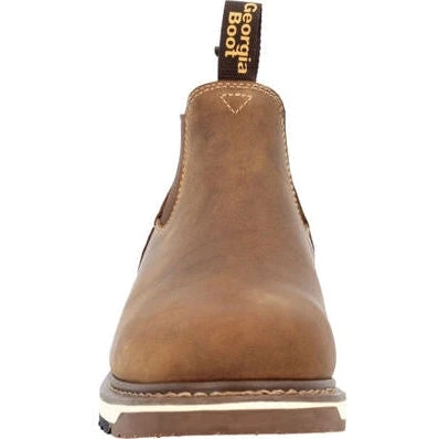 Georgia Men's Boot Amp Lt Wedge 4" Romeo Work Boot - Brown - GB00545 4 Georgia Men's Boot Amp Lt Wedge 4" Romeo Work Boot - Brown - GB00545 - Image 4