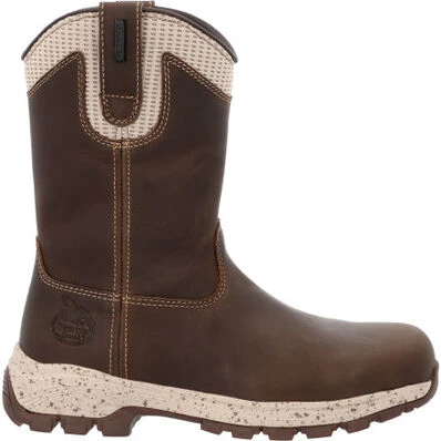 Georgia Women's Eagle Trail 10" WP Alloy Toe Work Boot -Brown- GB00557 2 Georgia Women's Eagle Trail 10" WP Alloy Toe Work Boot -Brown- GB00557 - Image 2