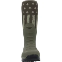Georgia Men's Gbr Rubber 16" WP Pull On Work Boot -Dark Green- GB00559 -Wolverine Sales Shop GB00559 3 LARGE ebc207ad 6524 4059 bb81 51590179d6a6