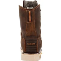 Georgia Men's Amp Lt Wedge 8" Soft Toe WP Work Boot -Brown- GB00593 -Wolverine Sales Shop GB00593 4 LARGE 225832a2 b124 4166 bfb5 1c10228a4b71